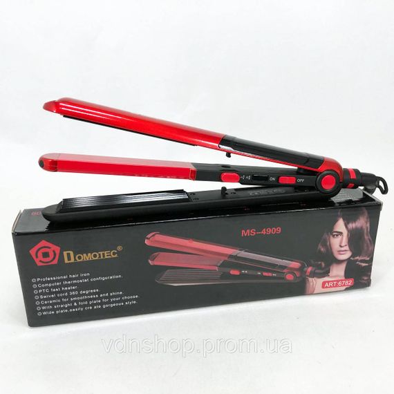 Конусные плойки для завивки волос Domotec MS-4909, Плойка для волос хорошая Плойки объема XY-55 | Зображення 3