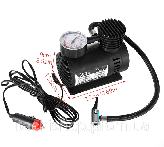 Автомобильный компрессор Air Compressor DC-12V BR000128 | Зображення 4