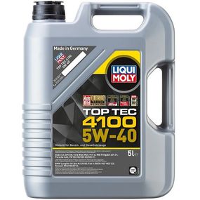 Моторное масло 5W-40 LIQUI MOLY TOP TEC 4100 5л