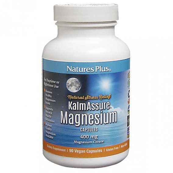 Мікроелемент Магній Nature's Plus KalmAssure Magnesium 400 mg 90 Veg Caps