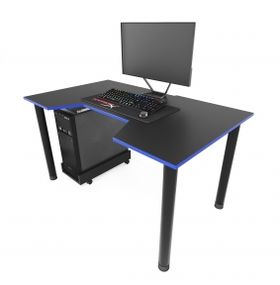 Стол компьютерный ZEUS GAMER-3 черныйсиний
