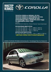 Toyota Corolla. Руководство по ремонту и эксплуатации. Книга