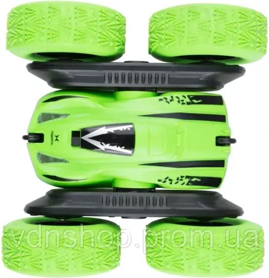 Машинка перевертыш вездеход трюковая на радиоуправлении Ydjia Stunt Car D828 Green | Зображення 3