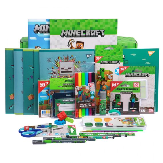 Набір канцелярії Подарунковий набір школяра Minecraft YES 450246 Різнокольоровий shop (5056574474483) | Зображення 2