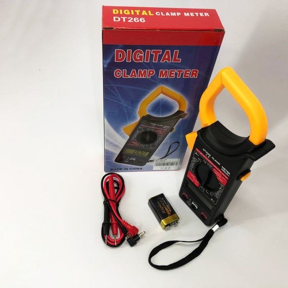 Цифровий мультиметр токові кліщі Digital DT-266 мультитестер тестер вольтметр, Хороший мультиметр | Зображення 8
