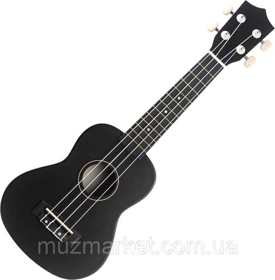 Укулеле сопрано Alfabeto CARBUK U21 BLK + (чохол) | Зображення 1