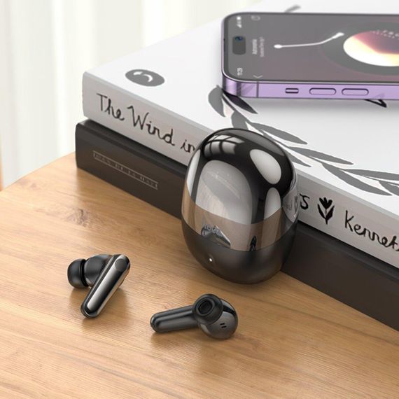 Бездротові навушники HOCO EQ11 Pacifico true wireless BT headset Black | Зображення 3