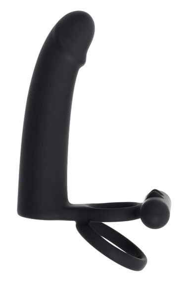 Вібратор з кільцями та віброкулею Gender X з пультом, чорний, 14.6 х 3.8 см sexstyle | Зображення 5