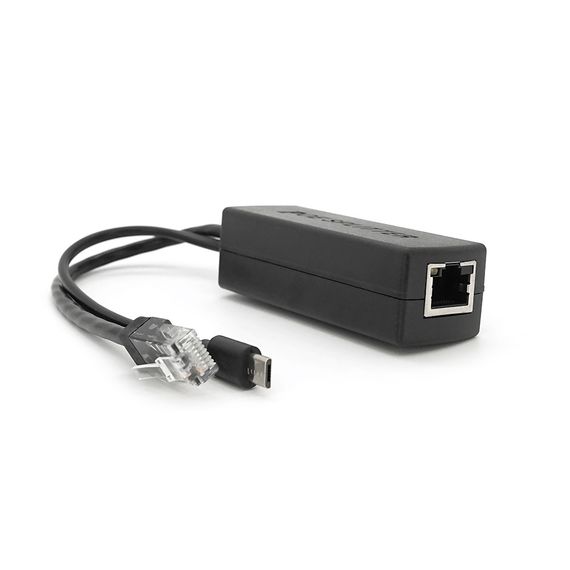 POE сплиттер AOT-0524 48V-5V, RJ45, Mini-USB (10/100Мбит | Зображення 1