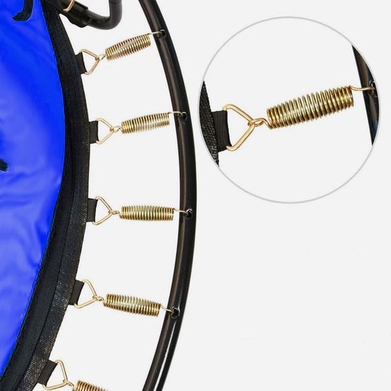 Батут манеж дитячий з сіткою Atleto 140 см синій KRB10 | Зображення 8