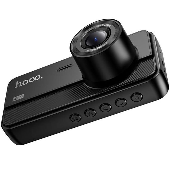 Відеореєстратор Hoco DV15 2-inch display with rear camera (720P+480P) Black | Зображення 2