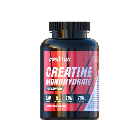 Креатин моногідрат Vansiton Creatine Monohydrate 700 mg 150 Caps
