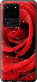 Чехол на Samsung Galaxy S20 Ultra Красная роза "529u-1831-17620"