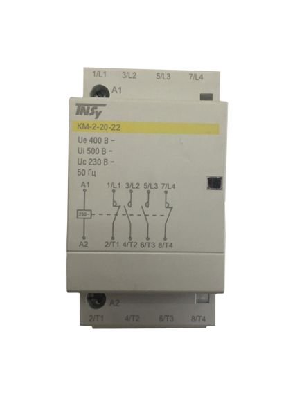 Контактор модульний КМ-2-20-22 20А 230AC 2NO-2NC 4р 2мод. Ny95503869 | Зображення 2