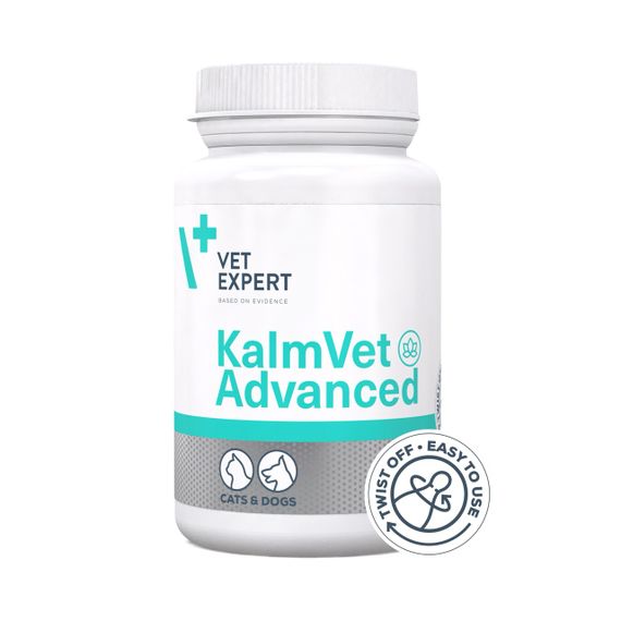 VetExpert KalmVet Advanced витамины для уменьшения симптомов стресса у собак и кошек 60 табл | Зображення 1