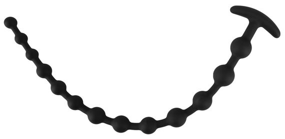 Анальний ланцюжок - Black Velvets Anal Beads Silicone | Зображення 3