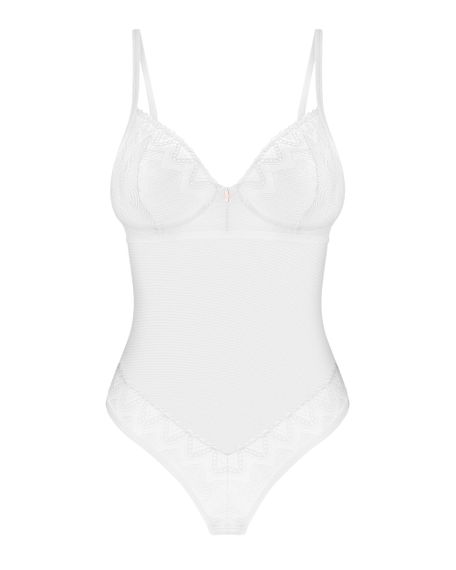 Боді Obsessive Alissium Біле M/L | Зображення 2