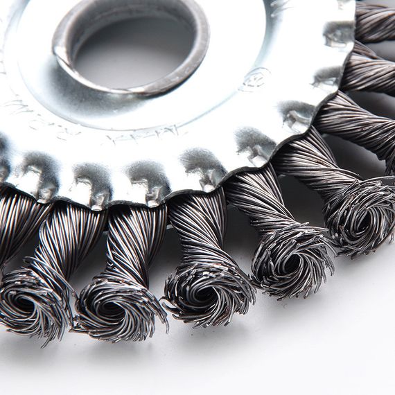 Щітка коло сталеві витки 125 мм (УШМ) APRO 8304311