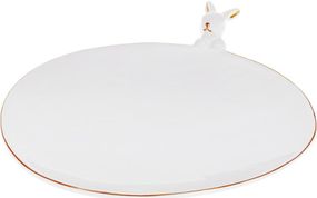 страва сервірувальне Bunny White - Gold діаметр 17см ceramic