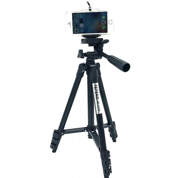 Штатив для телефона и фотоаппарата Tripod 3120 PRO портативный трипод 0,35-1.02м высота | Зображення 2