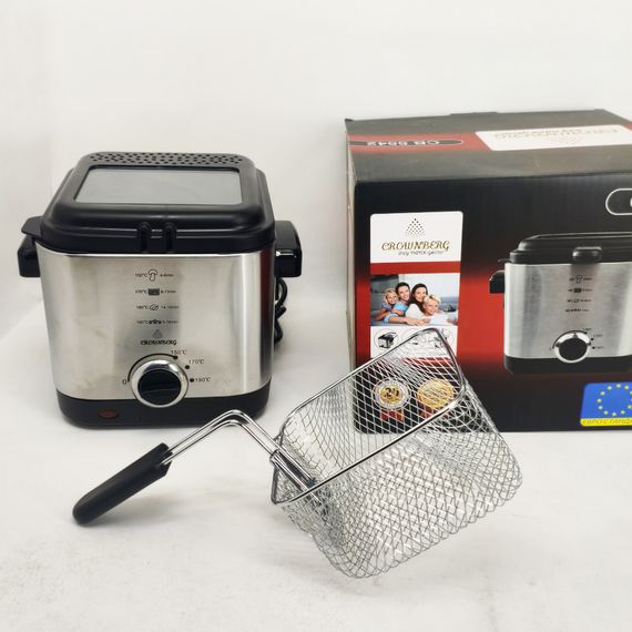 Фритюрница для дома на 1.5л Crownberg CB-5542 1200Вт WF-89 | Зображення 7