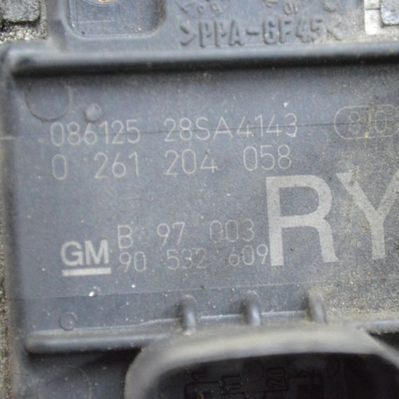 Блок управління двигуном Opel Corsa C 1.0 комп'ютер Опель Корса Ц 90532609 0261204058 | Зображення 1