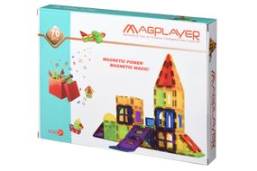Конструктор Magplayer магнитные плитки 70 эл. MPL-70 (MPL-70)