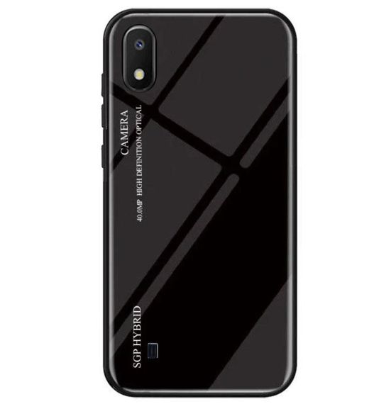 Чехол-бампер Primolux Gradient Glass для Samsung Galaxy A10 2019 (SM-A105) - Black | Зображення 1