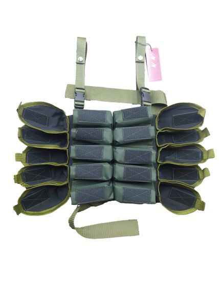 Підсумок для пострілів ВОГ 10шт на ногу M&M Вид 2 Olive Green Хакі (213346) | Зображення 1