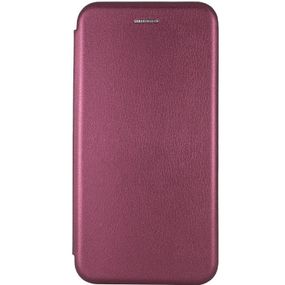 Кожаный чехол-книжка Classy для Samsung Galaxy M54 5G Бордовый
