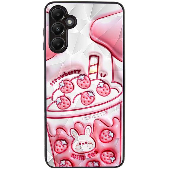 TPU+PC чехол Prisma Fluffie для Samsung Galaxy A25 5G Strawberry | Зображення 1