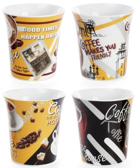 Кружка порцелянова "Coffee makes you friendly" 375мл | Зображення 1
