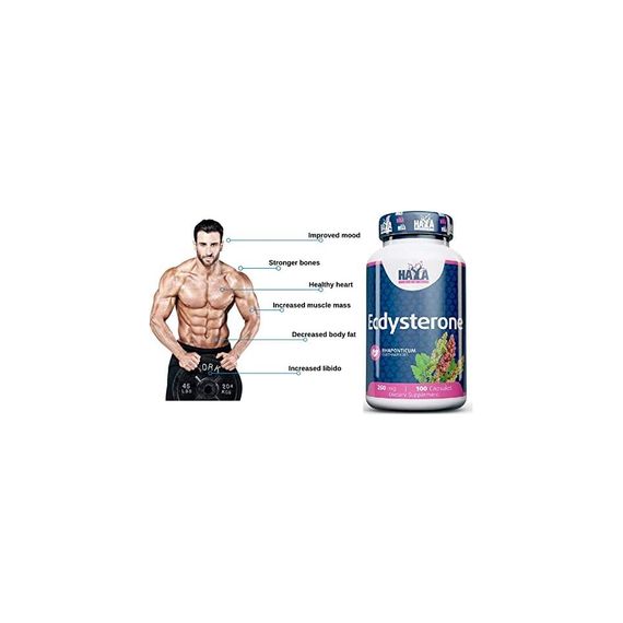 Экдистерон Haya Labs Ecdysterone 250 мг 100 капсул | Зображення 2