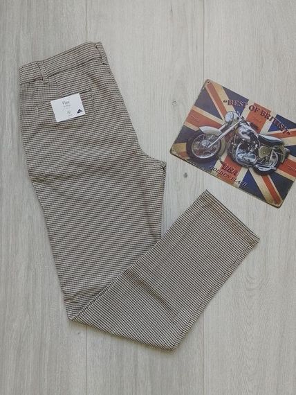 Штани чоловічі в клітку чинос брюки р. 32/34 | Зображення 3