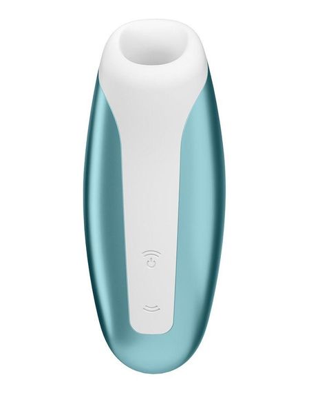 Миниатюрный вакуумный стимулятор Satisfyer Love Breeze Ice Blue | Зображення 1