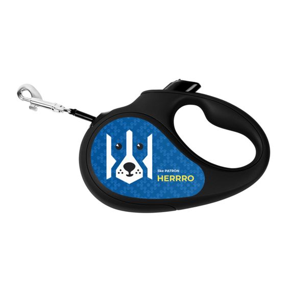 Рулетка для собак Waudog R-Leash L з малюнком "Патрон", стрічка, 5 м | Зображення 2