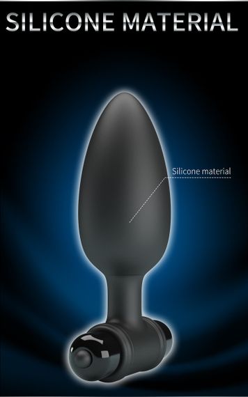 Анальний стимулятор з вібрацією Mr. Play - Super Power Vibrating Anal Plug, BI-040107-MR Sex Aura | Зображення 5