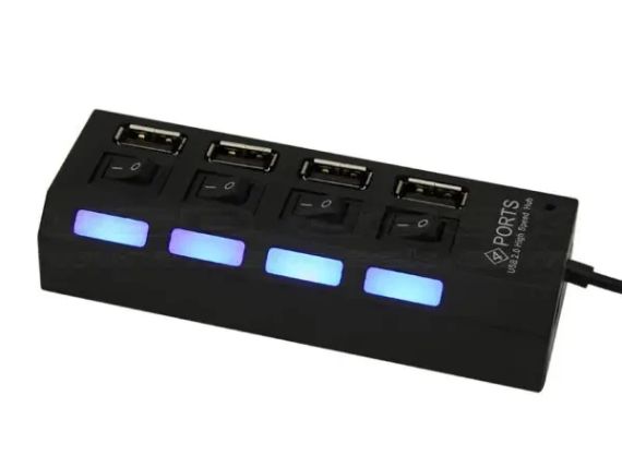 USB хаб на 4 порта + swith | Зображення 2