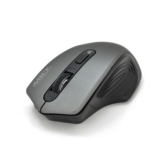 Миша бездротова iMICE G-1800, 4 кнопки, 800/1200/1600 DPI, 2.4Ghz 10м, Windows xp/Vista/Win7/8/10 Mac OS X, 2*AAA, Gray, COLOR