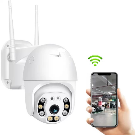 Вулична поворотна IP-камера A8 Wi-Fi ICSSE / 4mp 360 (A8) monitor ICSSE | Зображення 1