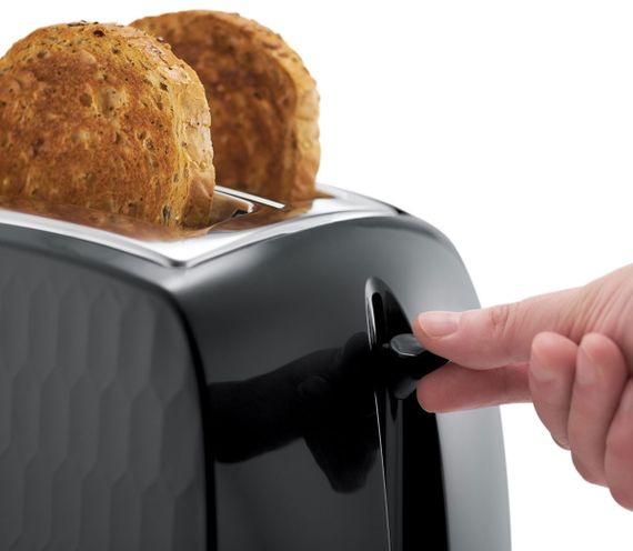 Тостер Russell Hobbs 26061-56 Honeycomb Black, 850 Вт, 2 слота, 6 настр. степени поджарки, черный (26061-56) | Зображення 7