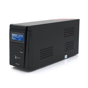 ДБЖ з правильною синусоїдою RITAR RTSW-600ND12 LCD, 12В, під зовнішній АКБ, Q4 (320*132*210) 4, 2 кг (236*85*130)