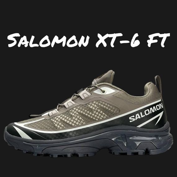 Чоловічі кросівки Salomon XT-6 FT Khaki Black , В'єтнам 46 29- 29.5 см | Зображення 1