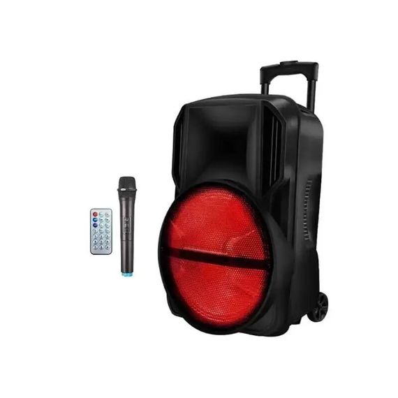 Портативная акустика XPRO MD19-12L беспроводной микрофон пульт FM SB TF AUX(MER-15725_2718) | Зображення 2
