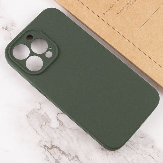 Чохол Silicone Case Full Camera Protective (AA) NO LOGO для Apple iPhone 14 Pro Max (6.7") Зелений / Cyprus Green | Зображення 2