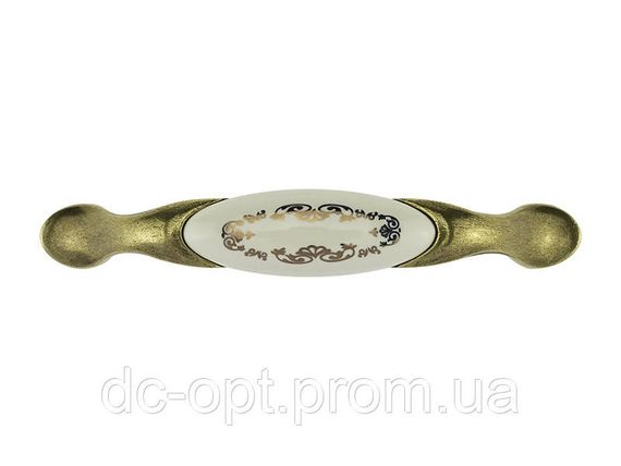 Ручка DP 193/96 G4/MLK3 Бронза Античная/Золотой Орнамент ДС ОптимаЛайн | Зображення 1