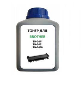 Тонер для Brother TN-2420 (чёрный порошок), 80 грамм / флакон на одну заправку