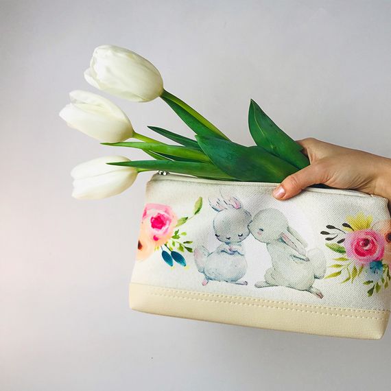 Косметичка дорожня жіноча Lovely Ти така ніжна 26x15x8 см