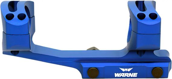 Кріплення-моноблок Warne X-Skeleton Mount. d - 30 мм. Ultra High. Weaver/Picatinny. Blue | Зображення 2