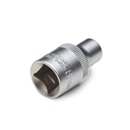 Насадка шестигранна 1/2" 8мм CrV СИЛА